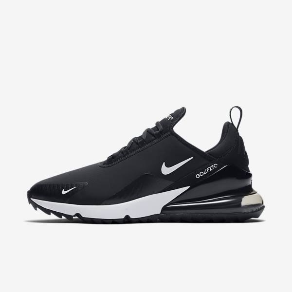 Pánské Golfové Boty Nike Air Max 270 G Černé Bílé | NK048CQH