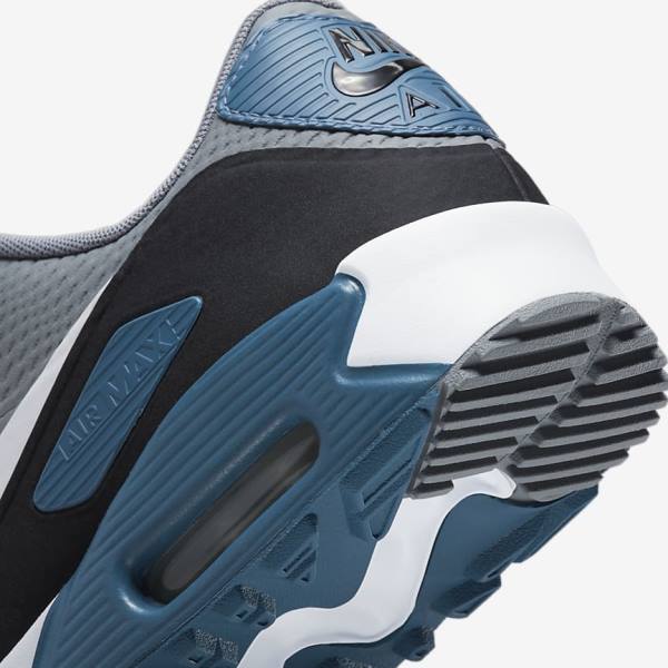 Pánské Golfové Boty Nike Air Max 90 G Šedé Černé Bílé | NK594QKI