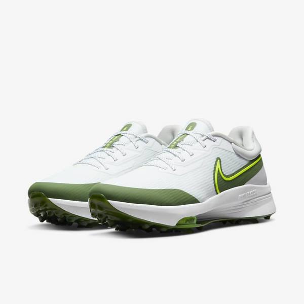 Pánské Golfové Boty Nike Air Zoom Infinity Tour NEXT% Bílé Platina | NK514ZTU