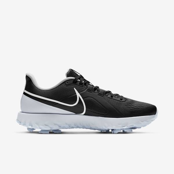 Pánské Golfové Boty Nike React Infinity Pro Černé Metal Platina Bílé | NK046WLV