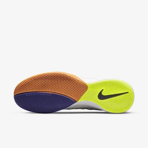 Pánské Kopačky Nike Lunar Gato II IC Indoor Court Bílé Žluté Černé | NK179DAO