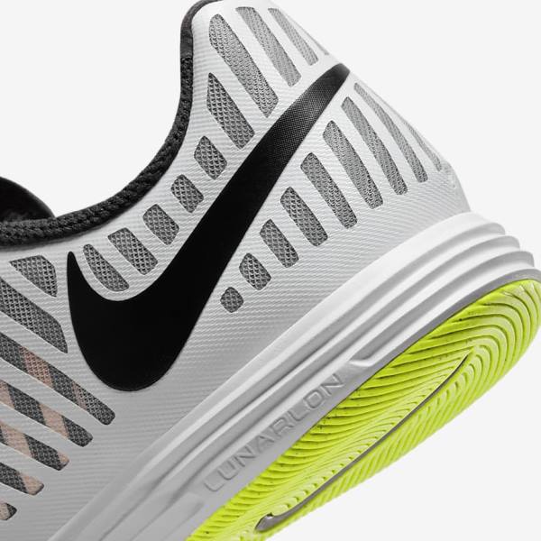 Pánské Kopačky Nike Lunar Gato II IC Indoor Court Bílé Žluté Černé | NK179DAO