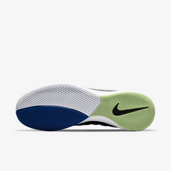 Pánské Kopačky Nike Lunar Gato II IC Indoor Court Černé Světle Blankyt Světle Zelene | NK630WFI