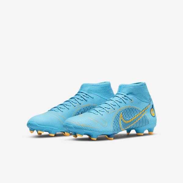 Pánské Kopačky Nike Mercurial Superfly 8 Academy MG Multi-Grounds Blankyt Oranžové | NK053GLB