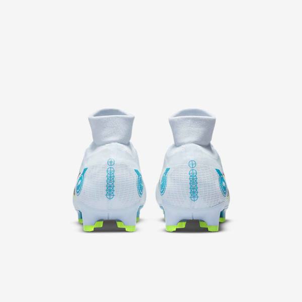 Pánské Kopačky Nike Mercurial Superfly 8 Pro FG Firm-Ground Šedé Světle Blankyt Tmavě Blankyt | NK204QJP