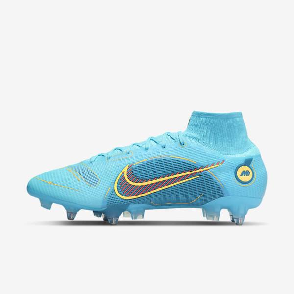 Pánské Kopačky Nike Mercurial Superfly 8 Elite SG-PRO Anti-Clog Traction Soft-Ground Blankyt Oranžové | NK534KMI