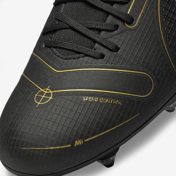 Pánské Kopačky Nike Mercurial Superfly 8 Academy SG-PRO Anti-Clog Traction Soft-Grounds Černé Metal Stříbrné Šedé Metal Zlaté | NK723TXW