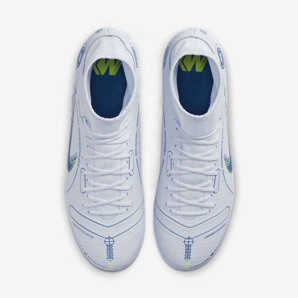 Pánské Kopačky Nike Mercurial Superfly 8 Academy AG Artificial-Grass Šedé Světle Blankyt Tmavě Blankyt | NK831PRZ