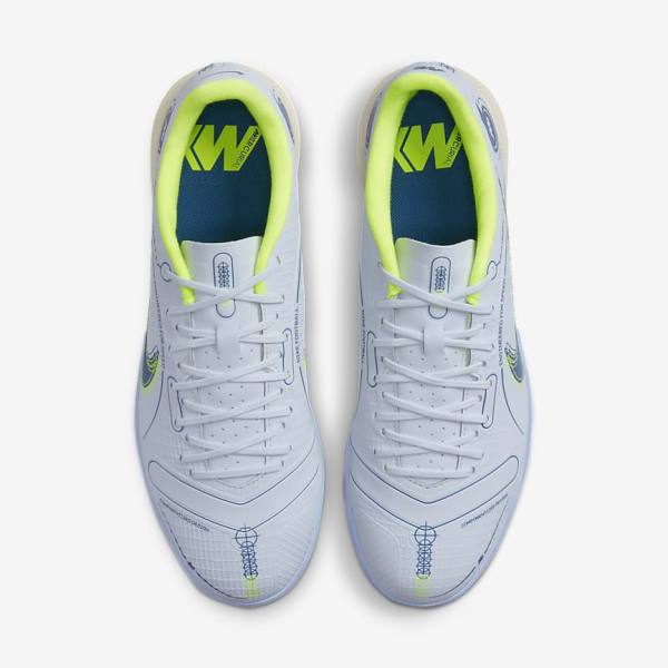 Pánské Kopačky Nike Mercurial Vapor 14 Academy IC Indoor Court Šedé Světle Blankyt Blankyt | NK894ESG