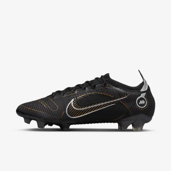 Pánské Kopačky Nike Mercurial Vapor 14 Elite FG Firm-Grounds Černé Metal Stříbrné Šedé Metal Zlaté | NK052HBI