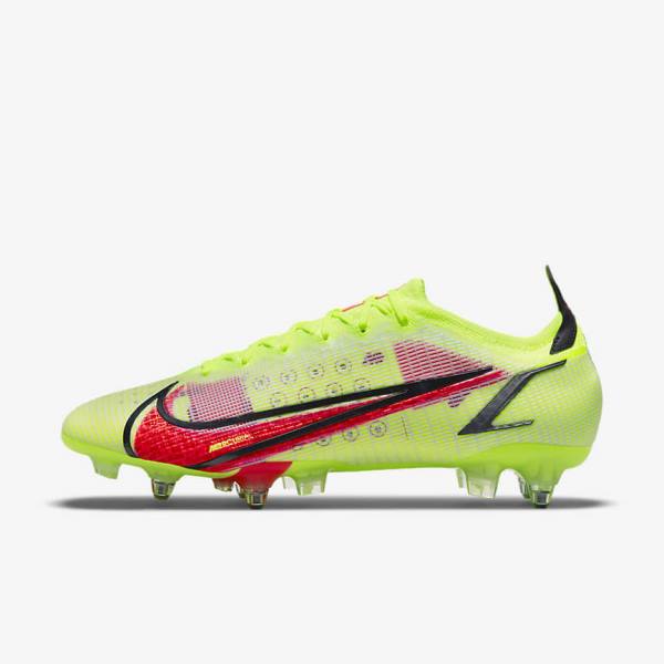 Pánské Kopačky Nike Mercurial Vapor 14 Elite SG-Pro AC Soft-Ground Černé Světle Červené | NK201VAY