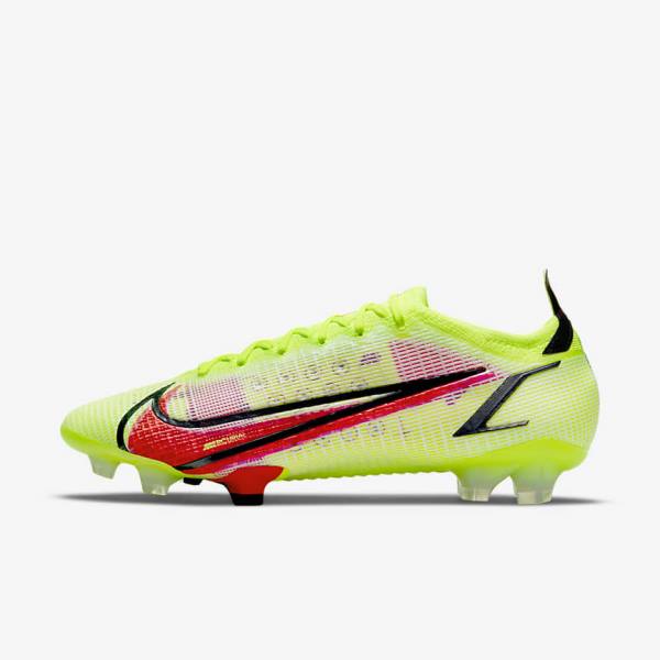 Pánské Kopačky Nike Mercurial Vapor 14 Elite FG Firm-Ground Černé Světle Červené | NK574IGN