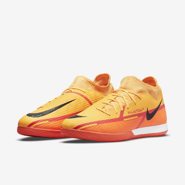 Pánské Kopačky Nike Phantom GT2 Academy Dynamic Fit IC Indoor Court Oranžové Světle Červené Černé | NK690UXH