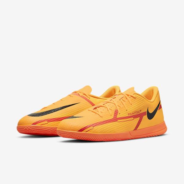 Pánské Kopačky Nike Phantom GT2 Club IC Indoor Court Oranžové Světle Červené Černé | NK951YCT