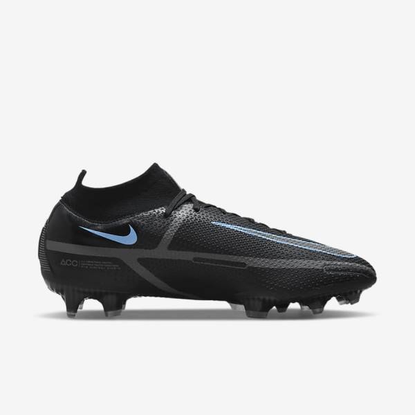 Pánské Kopačky Nike Phantom GT2 Dynamic Fit Elite FG Firm-Ground Černé Šedé | NK056ZNU