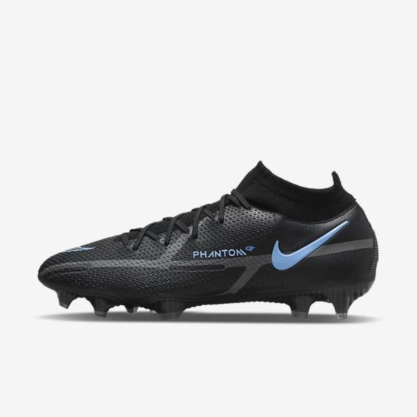 Pánské Kopačky Nike Phantom GT2 Dynamic Fit Elite FG Firm-Ground Černé Šedé | NK056ZNU