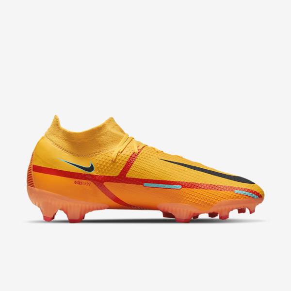 Pánské Kopačky Nike Phantom GT2 Pro Dynamic Fit FG Firm-Ground Oranžové Světle Červené Černé | NK046AYM