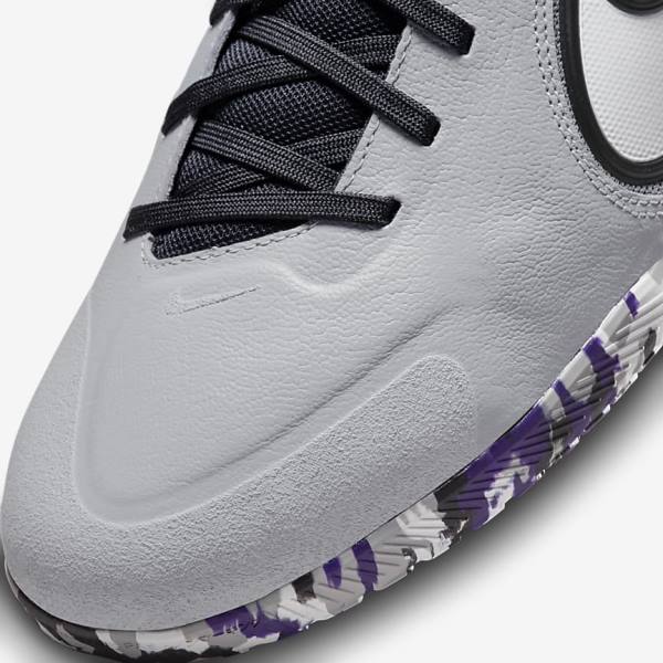 Pánské Kopačky Nike React Tiempo Legend 9 Pro IC Indoor-Court Světle Šedé Bílé | NK385ZVO