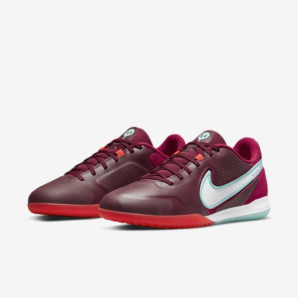 Pánské Kopačky Nike React Tiempo Legend 9 Pro IC Indoor-Court Červené Světle Červené Bílé | NK569GPI