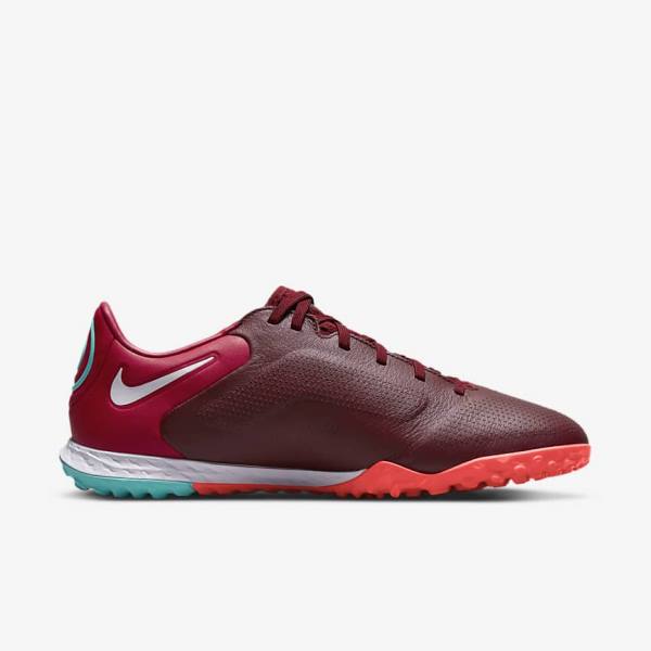 Pánské Kopačky Nike React Tiempo Legend 9 Pro TF Turf Červené Světle Červené Bílé | NK621TAB