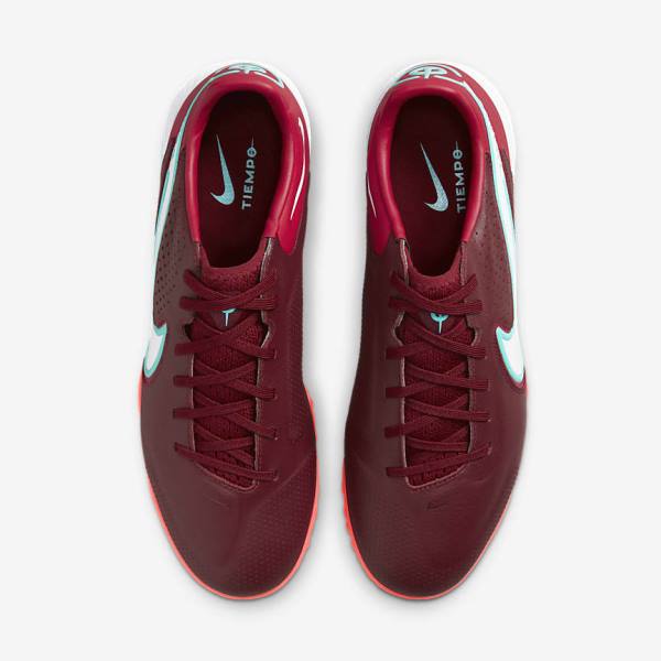 Pánské Kopačky Nike React Tiempo Legend 9 Pro TF Turf Červené Světle Červené Bílé | NK621TAB