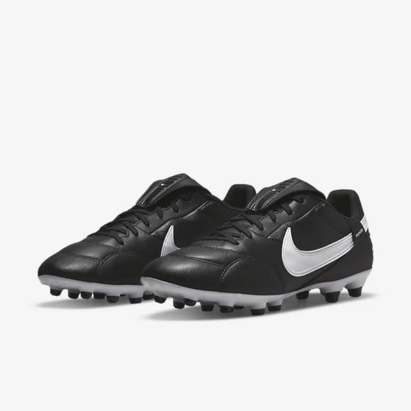 Pánské Kopačky Nike The Premier 3 FG Firm-Grounds Černé Bílé | NK182GPU