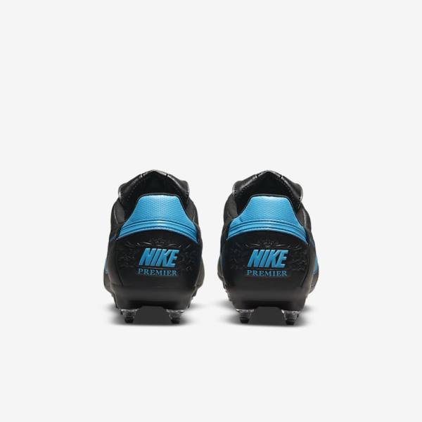 Pánské Kopačky Nike The Premier 3 SG-PRO Anti-Clog Traction Soft-Ground Černé Blankyt | NK702PYI