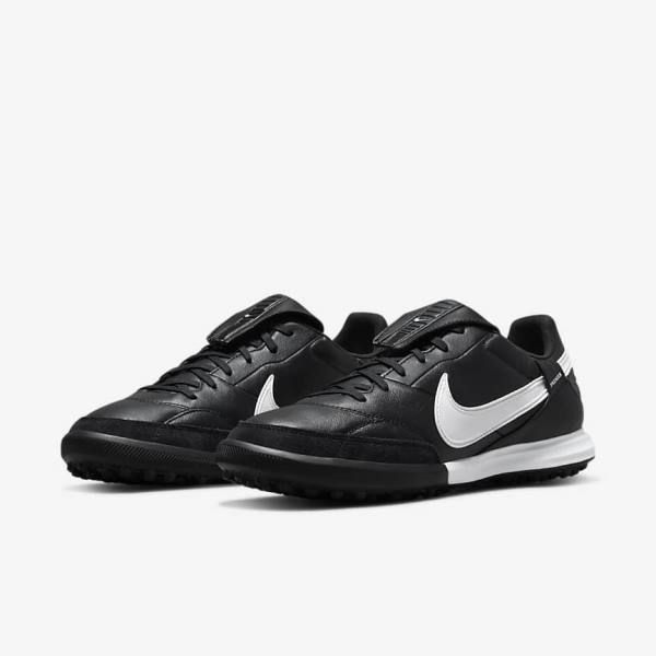 Pánské Kopačky Nike The Premier 3 TF Artificial-Turf Černé Bílé | NK975YEW