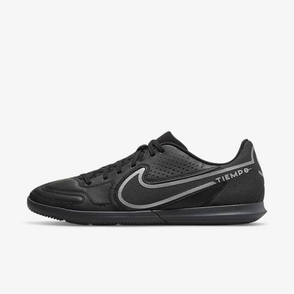 Pánské Kopačky Nike Tiempo Legend 9 Club IC Indoor-Court Černé Tmavě Šedé | NK015GKL