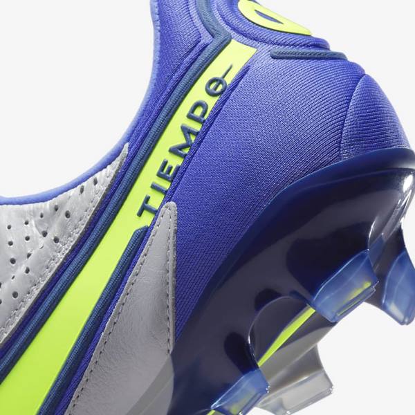 Pánské Kopačky Nike Tiempo Legend 9 Elite FG Firm-Ground Šedé Blankyt | NK863NXO