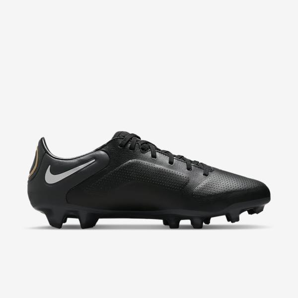 Pánské Kopačky Nike Tiempo Legend 9 Pro FG Firm-Ground Černé Tmavě Šedé Metal Zlaté Metal Tmavě Šedé | NK820ZTJ