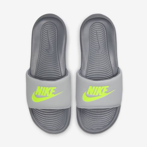 Pánské Pantofle Nike Victori One Šedé | NK924JMN