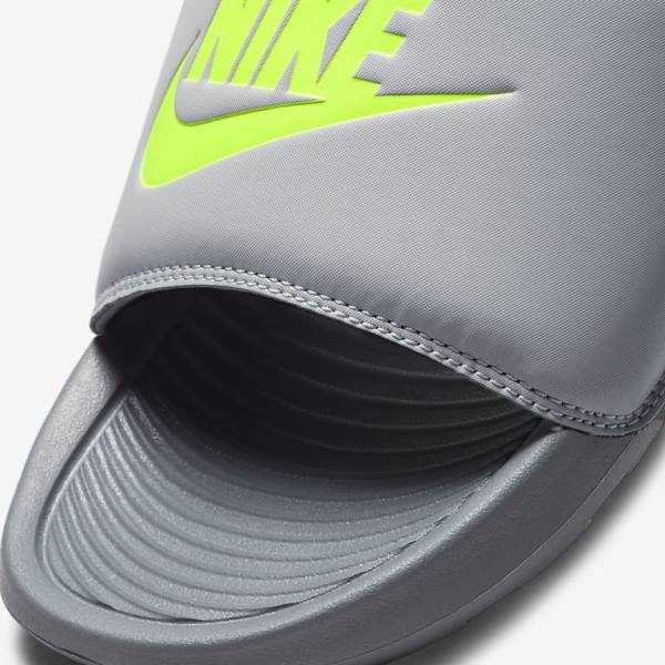 Pánské Pantofle Nike Victori One Šedé | NK924JMN