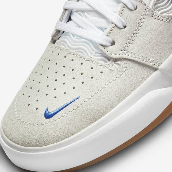 Pánské Skate Boty Nike SB Ishod Wair Bílé Královská Modrá Bílé | NK130QFU