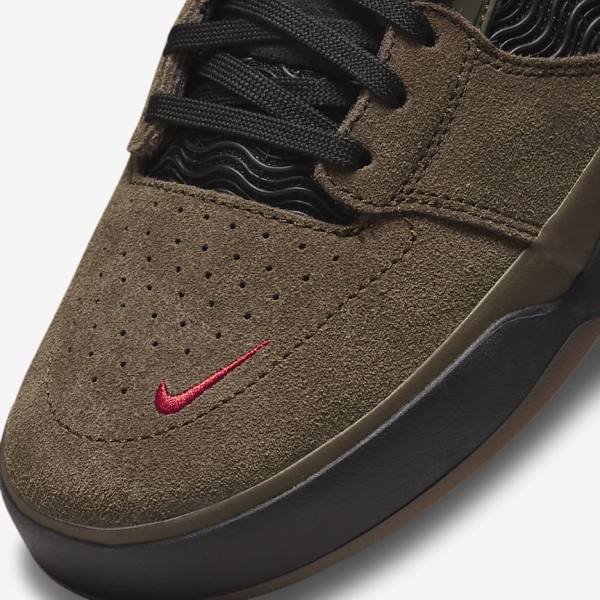 Pánské Skate Boty Nike SB Ishod Wair Světle Olivy Zelené Světle Olivy Zelené Červené Černé | NK326EVB