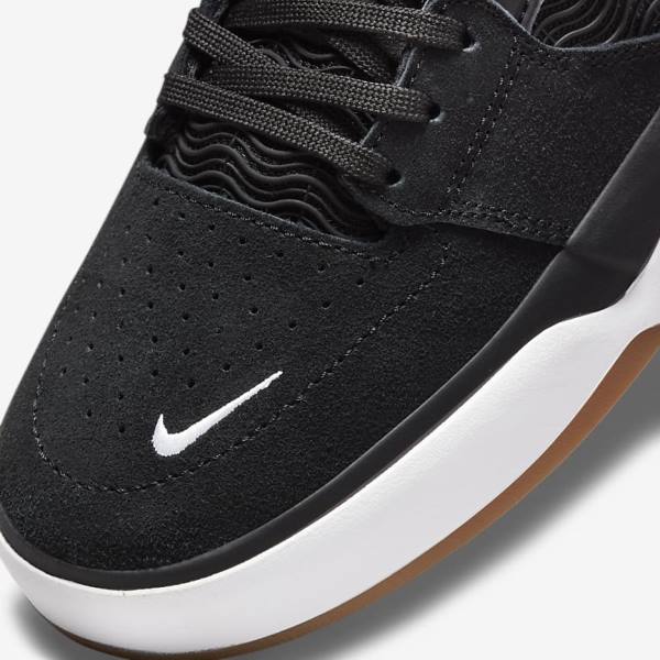 Pánské Skate Boty Nike SB Ishod Wair Černé Tmavě Šedé Bílé | NK742FRD