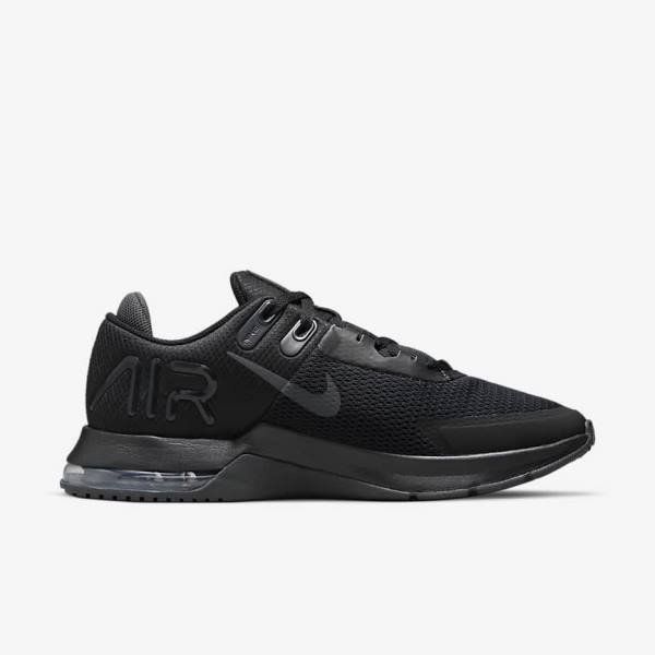 Pánské Sportovní Boty Nike Air Max Alpha Trainer 4 Černé Tmavě Šedé | NK827UDB