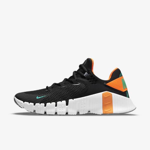 Pánské Sportovní Boty Nike Free Metcon 4 Černé Oranžové Bílé Tyrkysové | NK702EXR