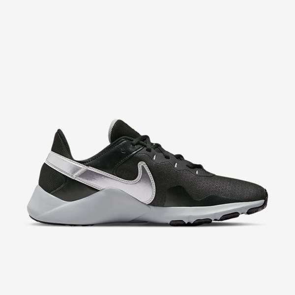 Pánské Sportovní Boty Nike Legend Essential 2 Černé Metal Stříbrné Metal Šedé | NK063UYJ