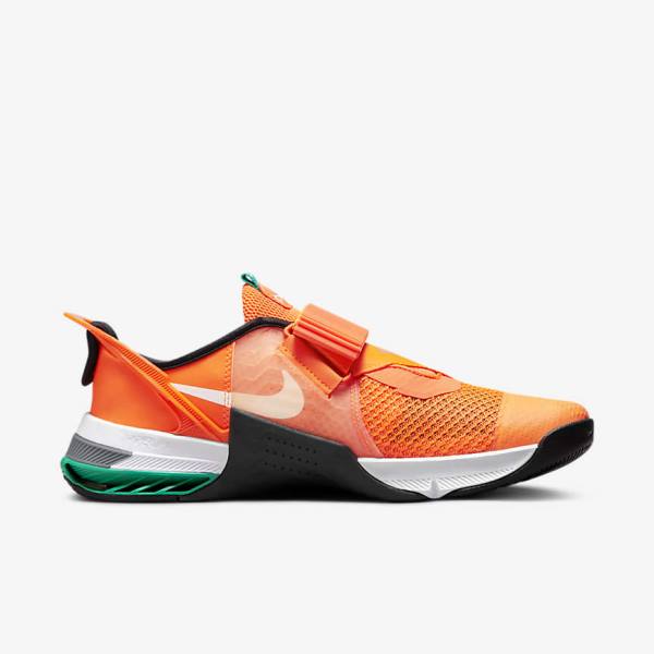 Pánské Sportovní Boty Nike Metcon 7 FlyEase Oranžové Tmavě Šedé Tyrkysové Bílé | NK015VKH