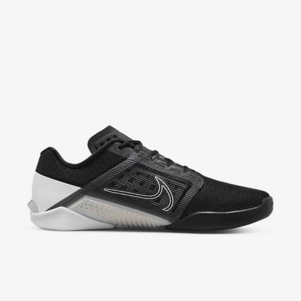 Pánské Sportovní Boty Nike Zoom Metcon Turbo 2 Černé Bílé Tmavě Šedé Metal Šedé | NK896TBY