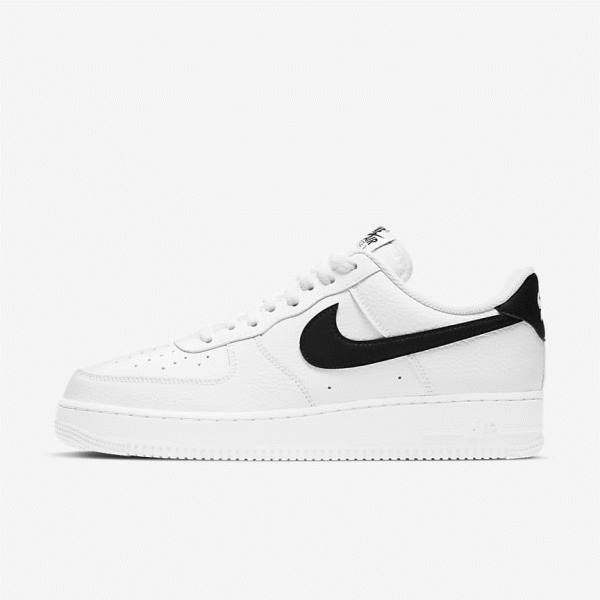 Pánské Tenisky Nike Air Force 1 07 Bílé Černé | NK804COZ