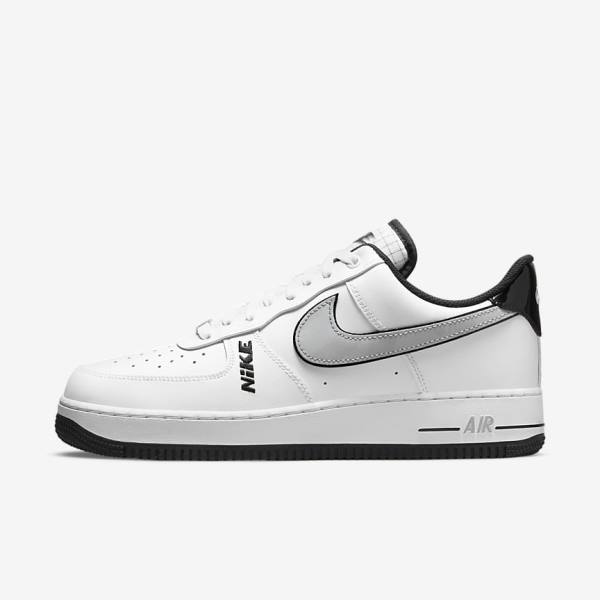 Pánské Tenisky Nike Air Force 1 07 LV8 Bílé Černé Šedé Bílé | NK369PAY