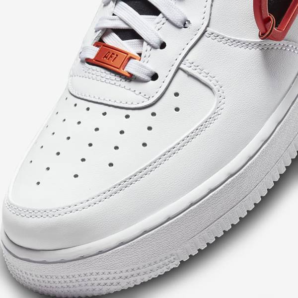 Pánské Tenisky Nike Air Force 1 07 Premium Bílé Vínové Červené Černé | NK371EVY