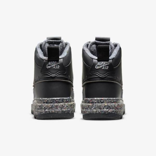 Pánské Tenisky Nike Air Force 1 Boot Tmavě Šedé Černé | NK750USD