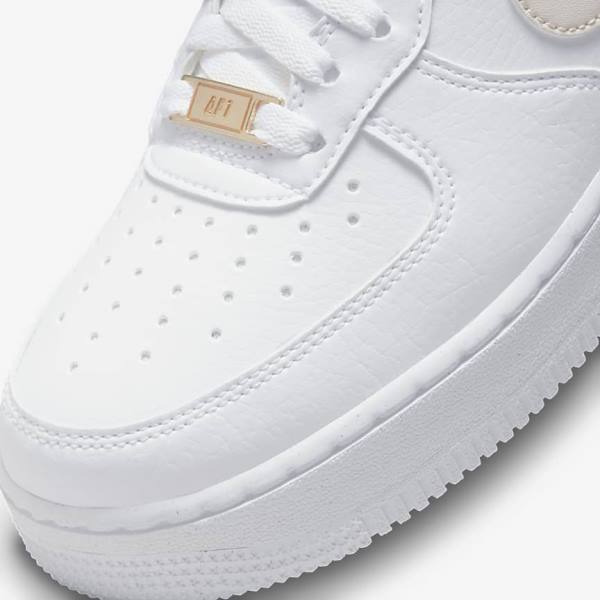 Pánské Tenisky Nike Air Force 1 Bílé Zelene Metal Stříbrné Červené | NK376GBY