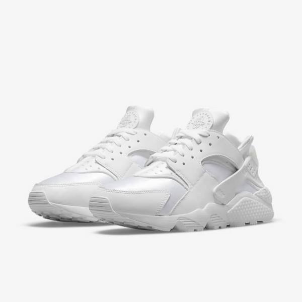 Pánské Tenisky Nike Air Huarache Bílé Platina | NK325VNX