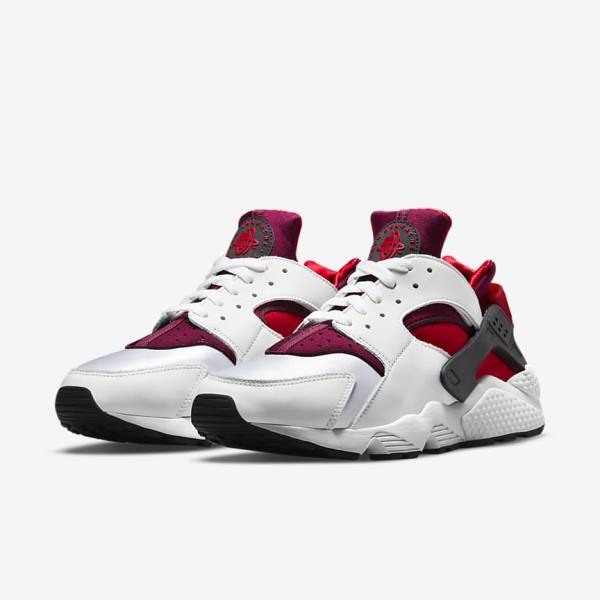 Pánské Tenisky Nike Air Huarache Bílé Červené Černé Červené | NK831STR