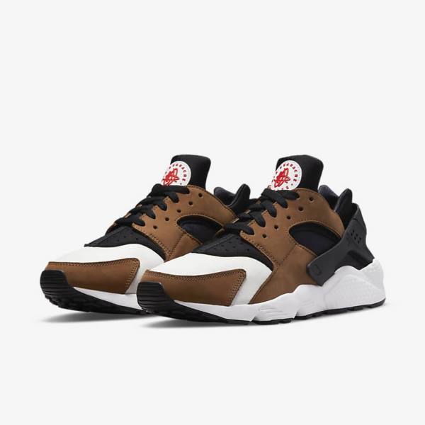 Pánské Tenisky Nike Air Huarache LE Černé Bílé Červené | NK372XSF