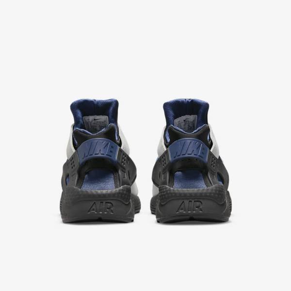 Pánské Tenisky Nike Air Huarache LE Šedé Černé Tmavě Blankyt | NK629YEM